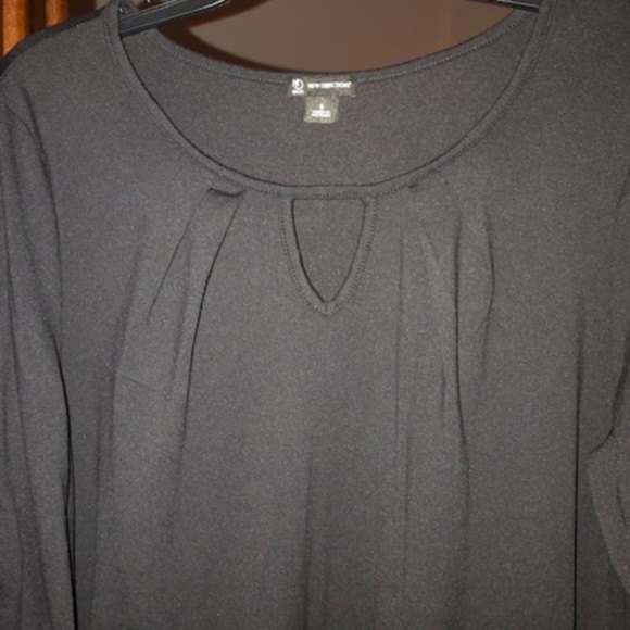 NWT New Directions Basic Black Dress - Picture 2 of 4